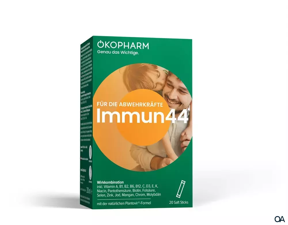 Ökopharm® Für die Abwehrkräfte Immun44* Saft Sticks Ökopharm® Für die Abwehrkräfte Immun44* Saft Sticks