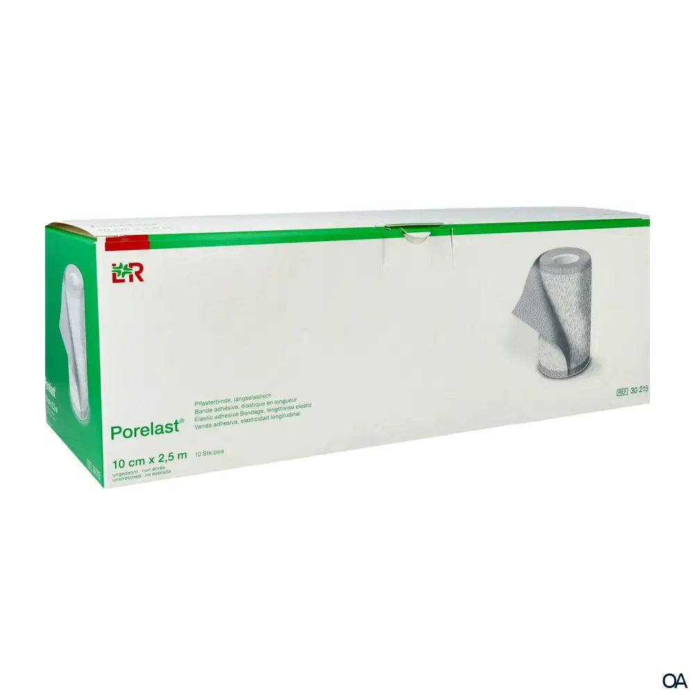 Porelast® Längselastische Pflasterbinde 10 cm x 2,5 m Porelast® Längselastische Pflasterbinde 10 cm x 2,5 m