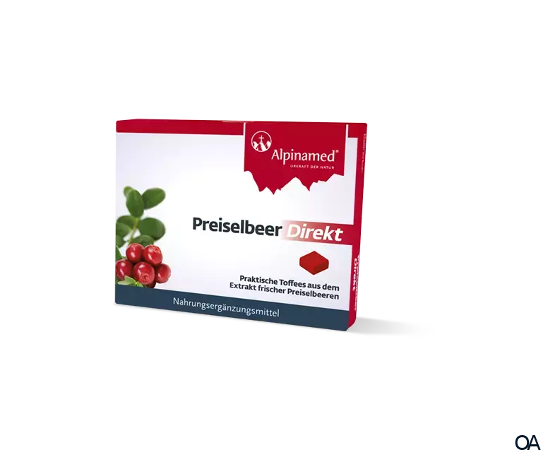 Alpinamed® Preiselbeer Direkt-Toffees Alpinamed® Preiselbeer Direkt-Toffees