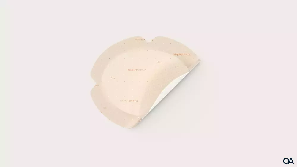 Mepilex® Border Flex Oval Schaumverband 13 x 16 cm