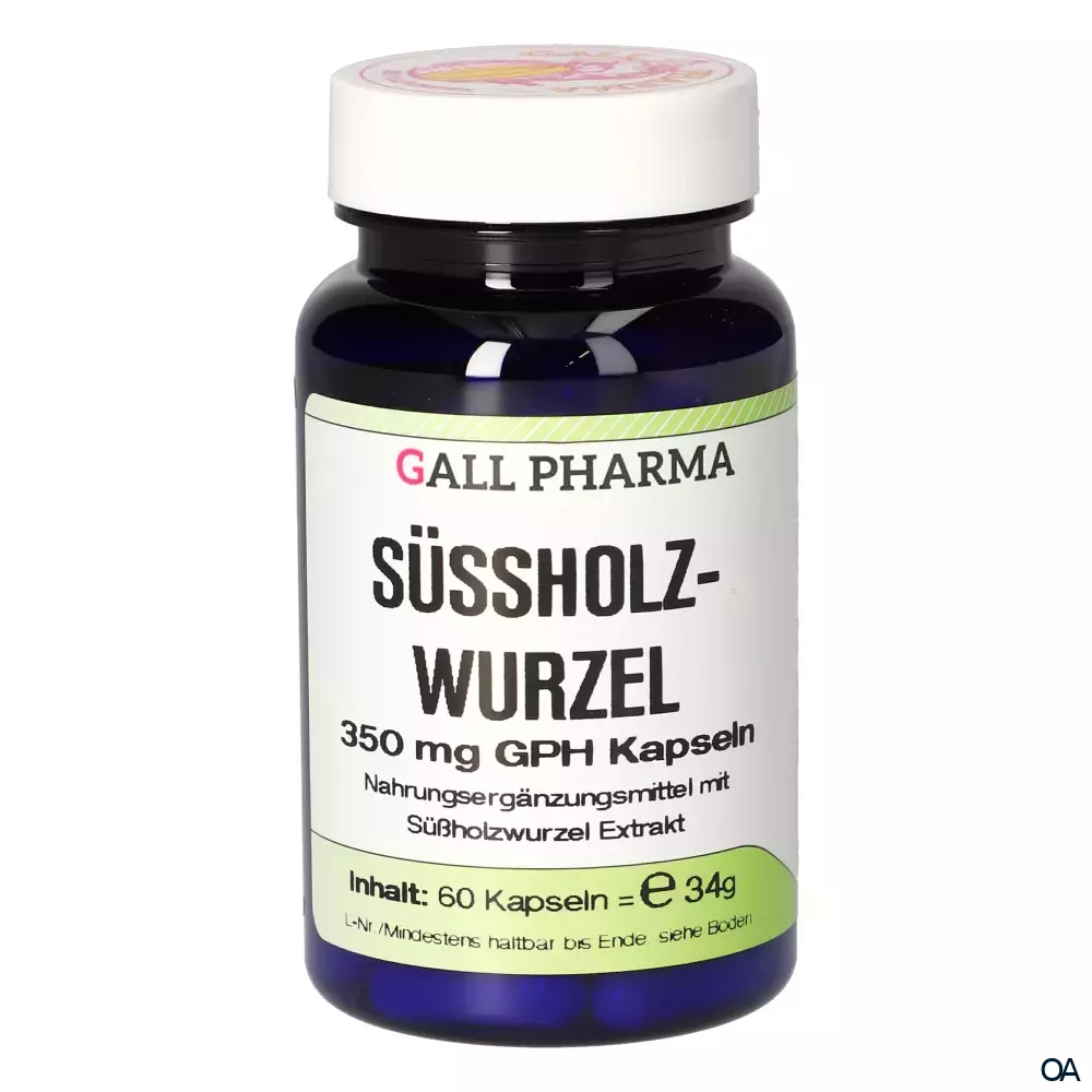 Gall Pharma Süßholzwurzel 350 mg Kapseln