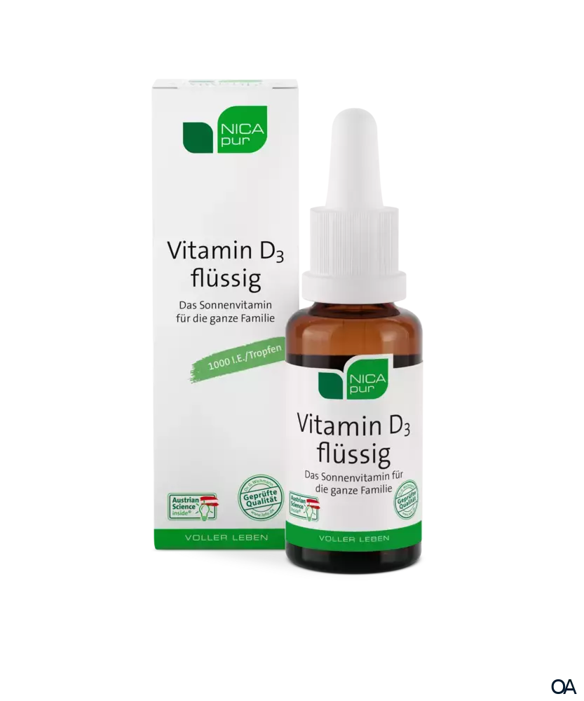 NICApur Vitamin D3 flüssig Tropfen NICApur Vitamin D3 flüssig Tropfen