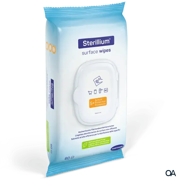 Sterillium® surface wipes Desinfektionstücher 180 x 200 mm Sterillium® surface wipes Desinfektionstücher 180 x 200 mm
