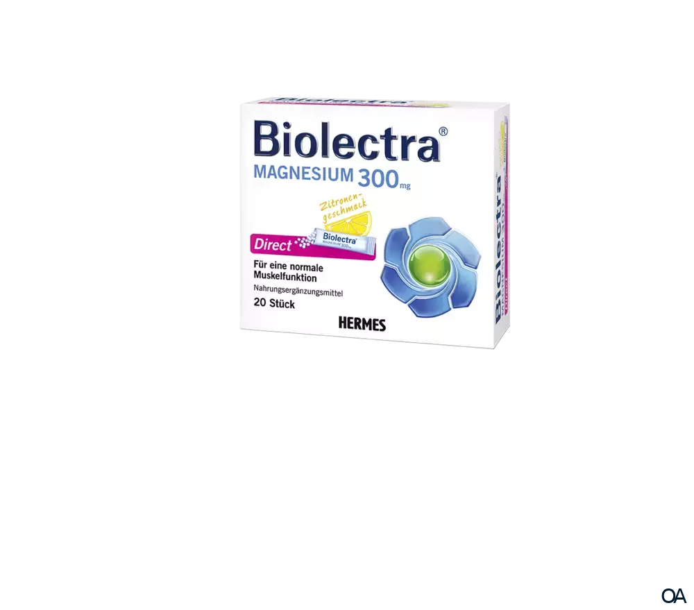 Biolectra® Magnesium 300 mg Direct Zitrone Biolectra® Magnesium 300 mg Direct Zitrone