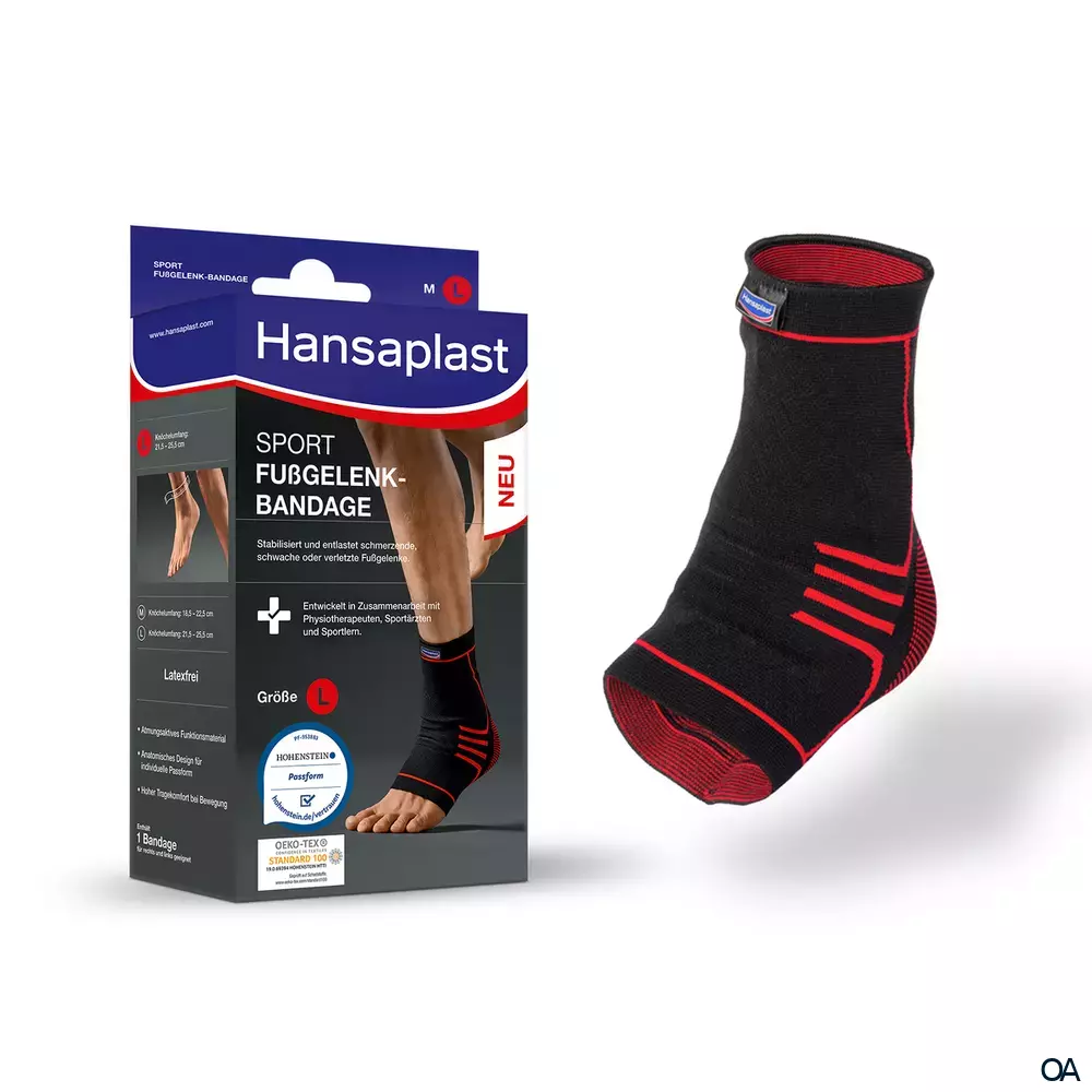 Hansaplast Performance Fußgelenk-Bandage S/M