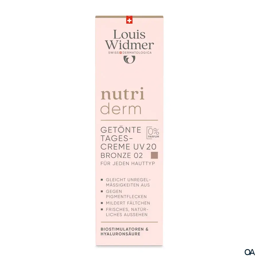 Louis Widmer nutriderm Getönte Tagescreme UV 20 Bronze 02 - ohne Parfum Louis Widmer nutriderm Getönte Tagescreme UV 20 Bronze 02 - ohne Parfum