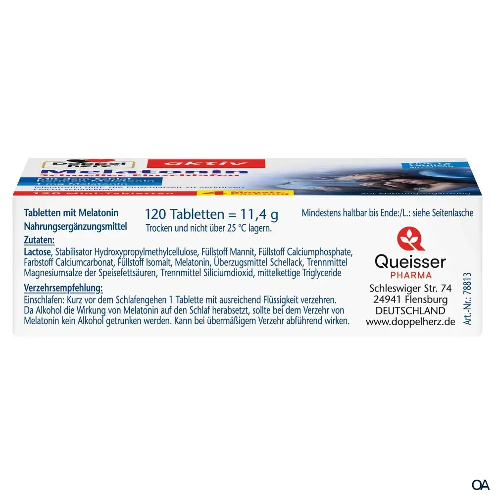 Doppelherz aktiv Melatonin Mini-Tabletten Doppelherz aktiv Melatonin Mini-Tabletten