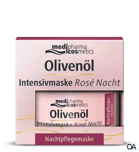medipharma cosmetics Olivenöl Intensivmaske Rosé Nacht