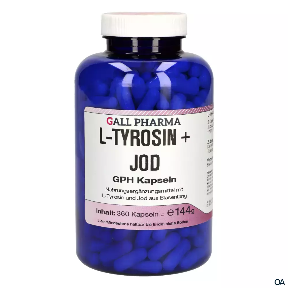 Gall Pharma L-Tyrosin + Jod Kapseln