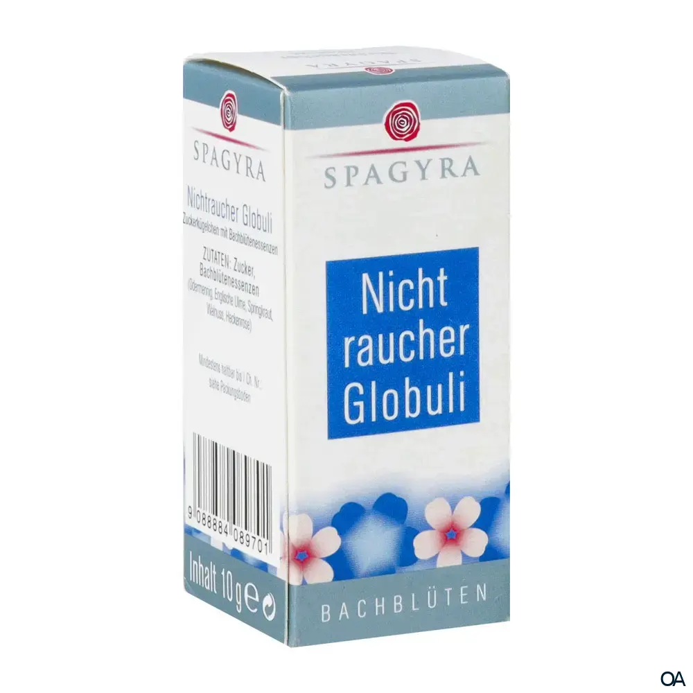 Spagyra Nichtraucher Bachblüten Globuli Spagyra Nichtraucher Bachblüten Globuli