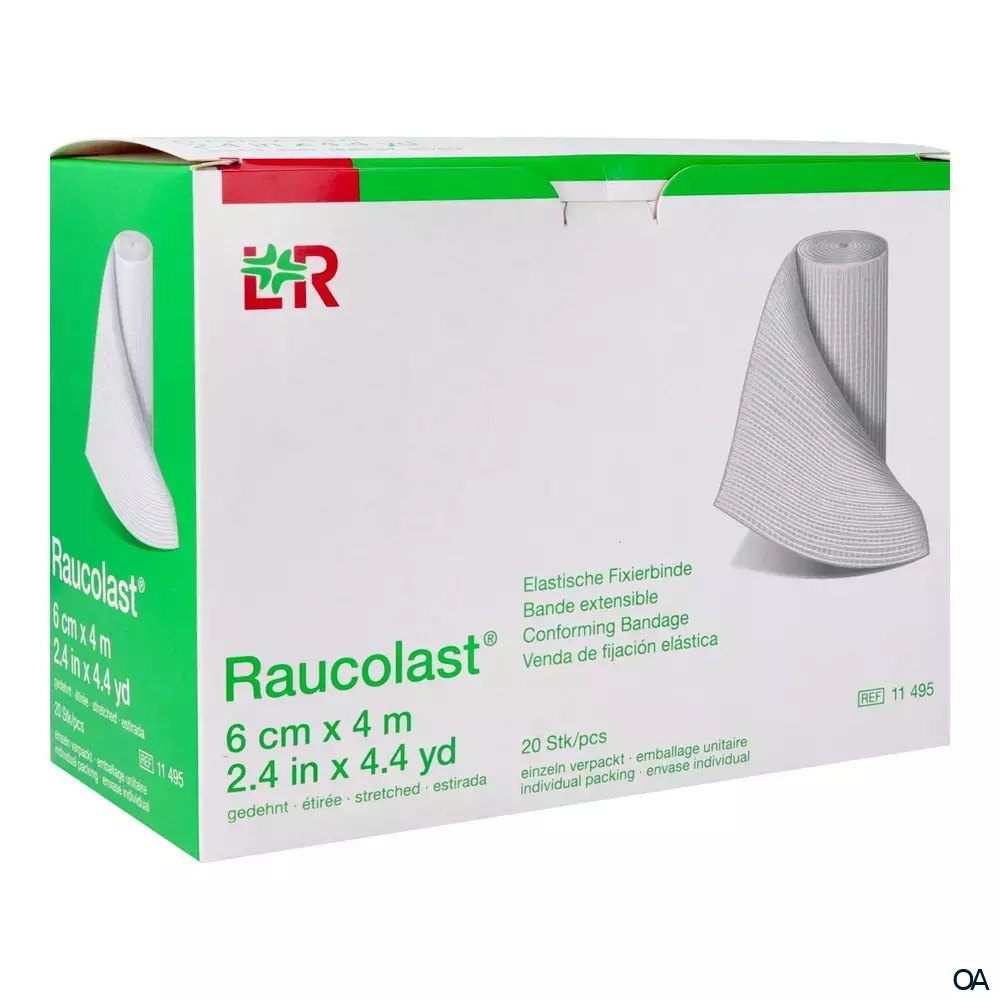 Raucolast® Elastische Fixierbinde 6 cm x 4 m Raucolast® Elastische Fixierbinde 6 cm x 4 m