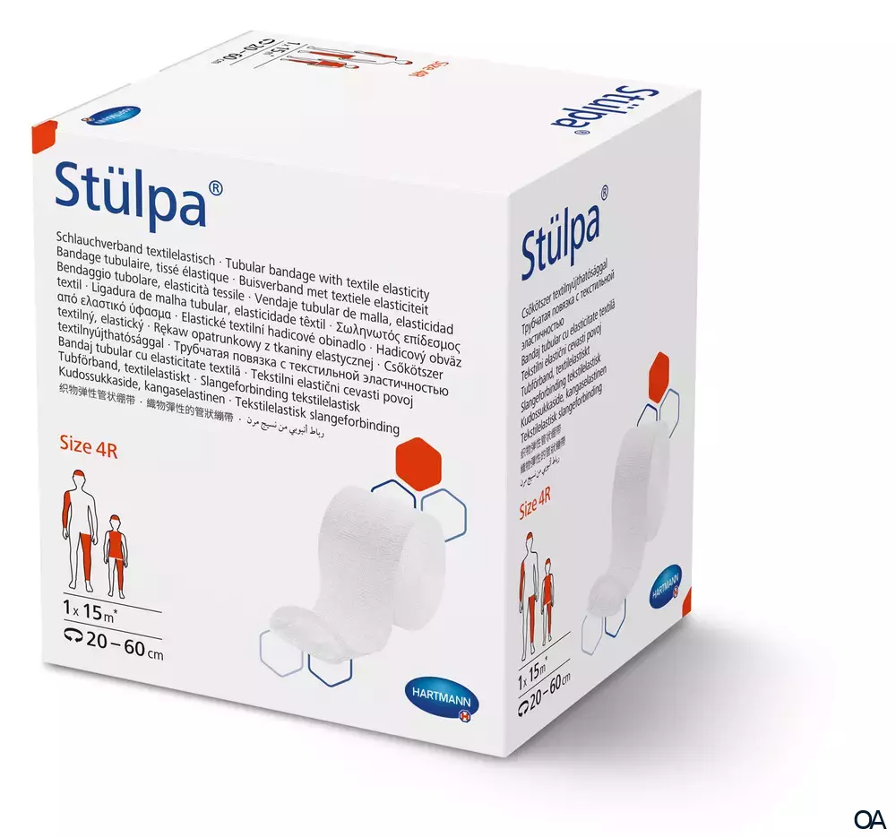 Stülpa® Rollen Schlauchverband textilelastisch, Gr. 4 R, 10 cm breit, 15 m lang