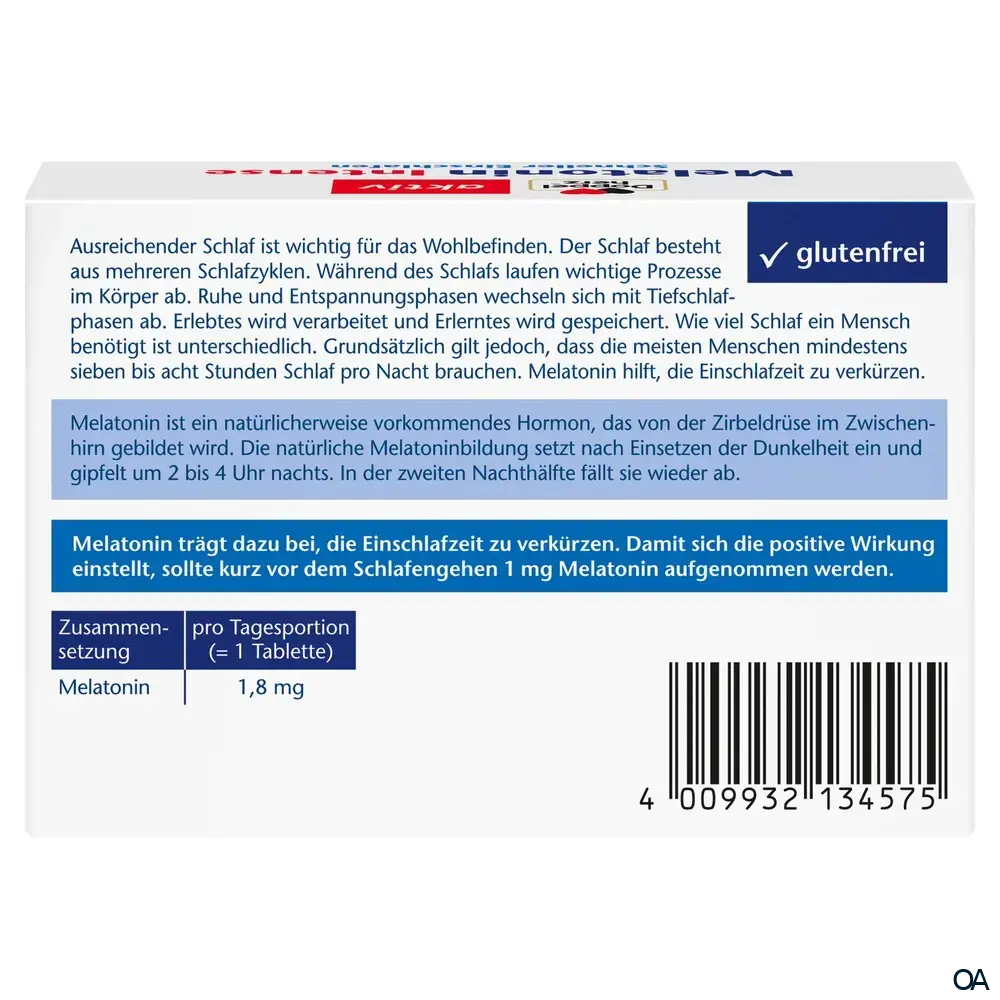 Doppelherz aktiv Melatonin Mini-Tabletten Doppelherz aktiv Melatonin Mini-Tabletten