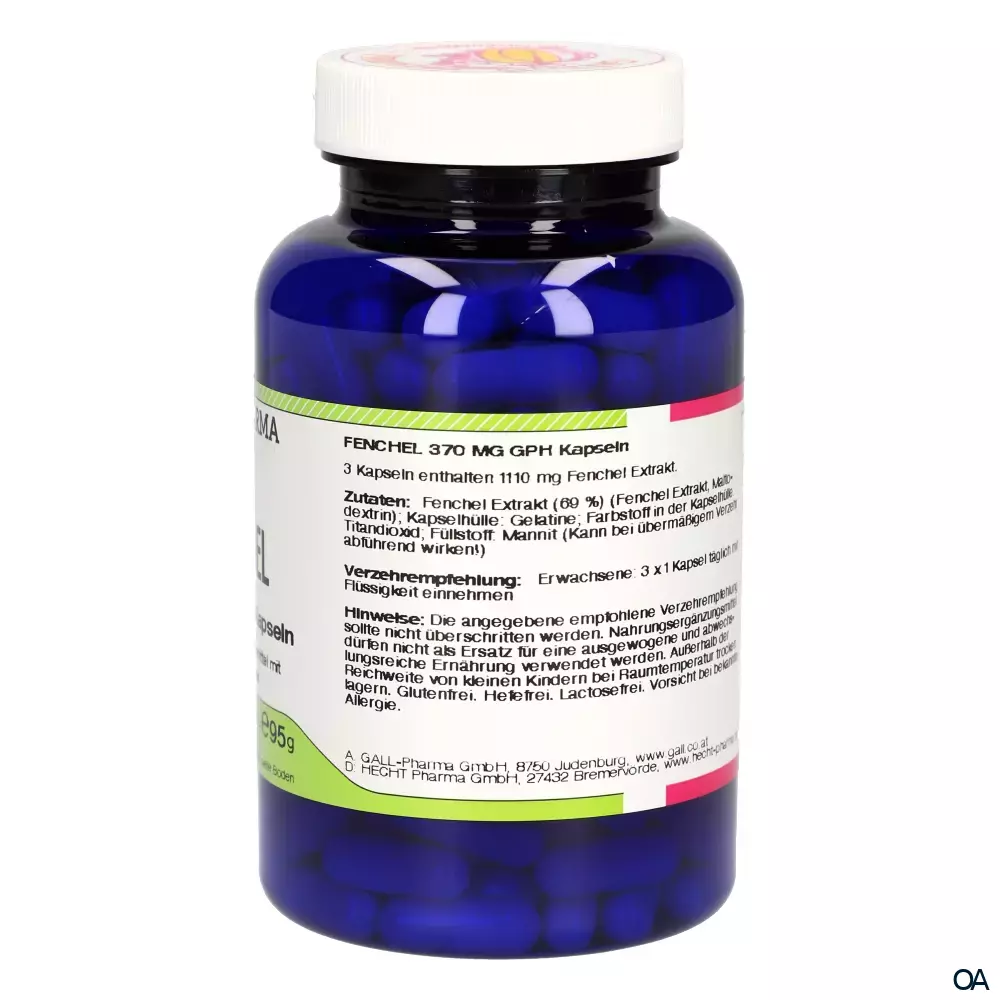 Gall Pharma Fenchel 370 mg Kapseln Gall Pharma Fenchel 370 mg Kapseln