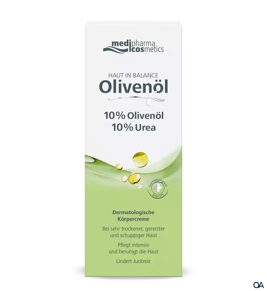 medipharma cosmetics Olivenöl Haut in Balance Dermatologische Körpercreme 10 %