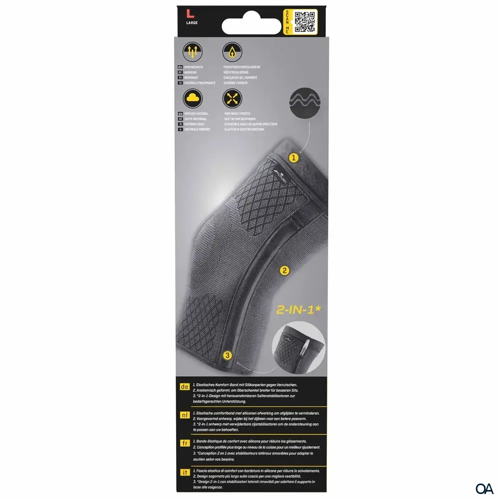 FUTURO™ Premium Knie-Bandage mit seitlicher Unterstützung - Large