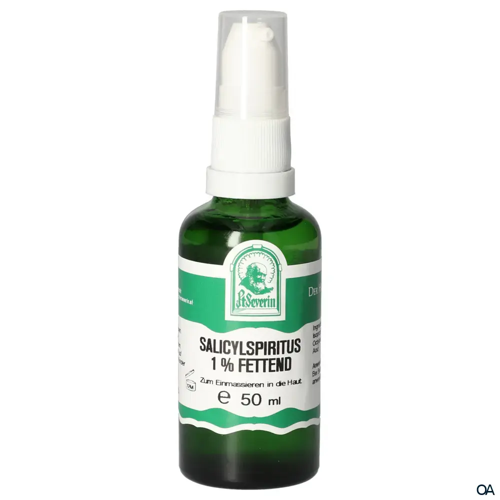 Pater Severin Salicylspiritus 1% fettend Spray