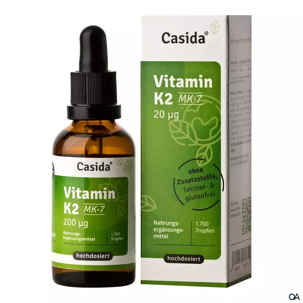 Casida Vitamin K2 Tropfen MK-7 Casida Vitamin K2 Tropfen MK-7