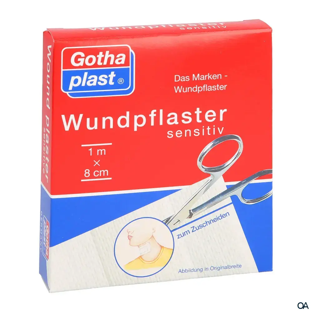 Gothaplast® Wundpflaster sensitiv, 1 m x 8 cm