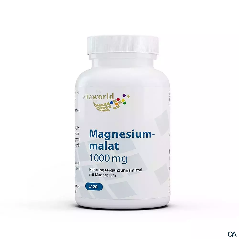 Vitaworld Magnesiummalat 1000 mg Kapseln Vitaworld Magnesiummalat 1000 mg Kapseln
