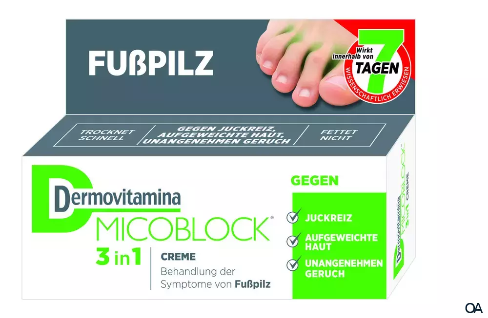 Dermovitamina Micoblock® 3 in 1 Creme Dermovitamina Micoblock® 3 in 1 Creme