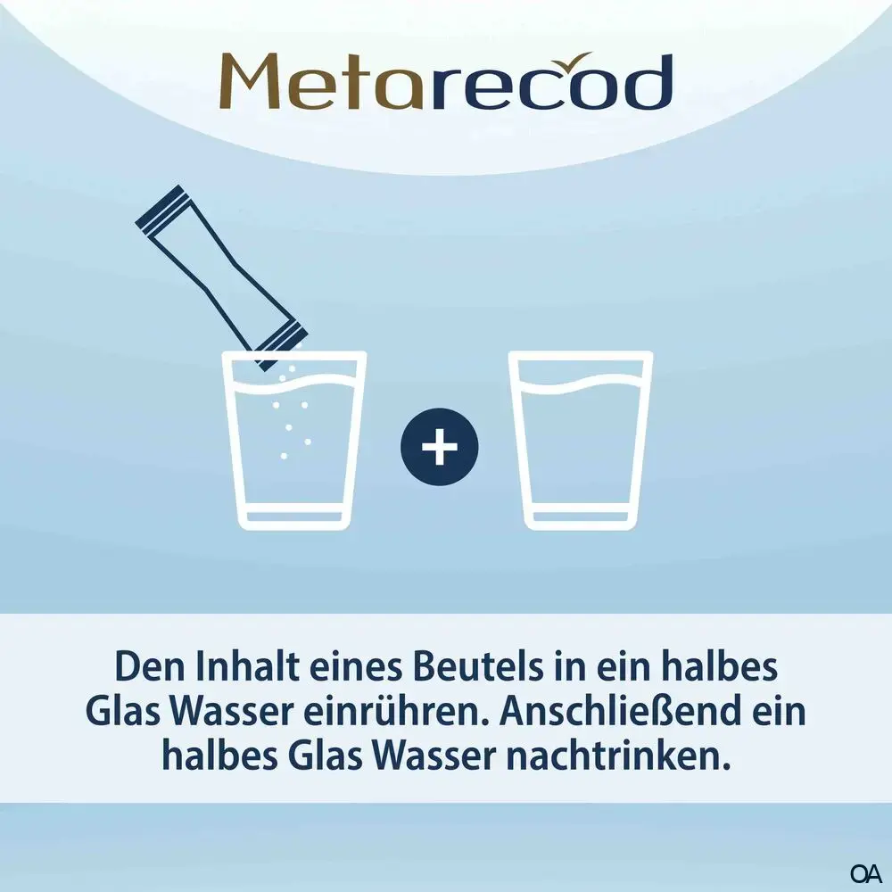 Aboca Metarecod Einzeldosis-Granulatbeutel zum Einrühren in Wasser