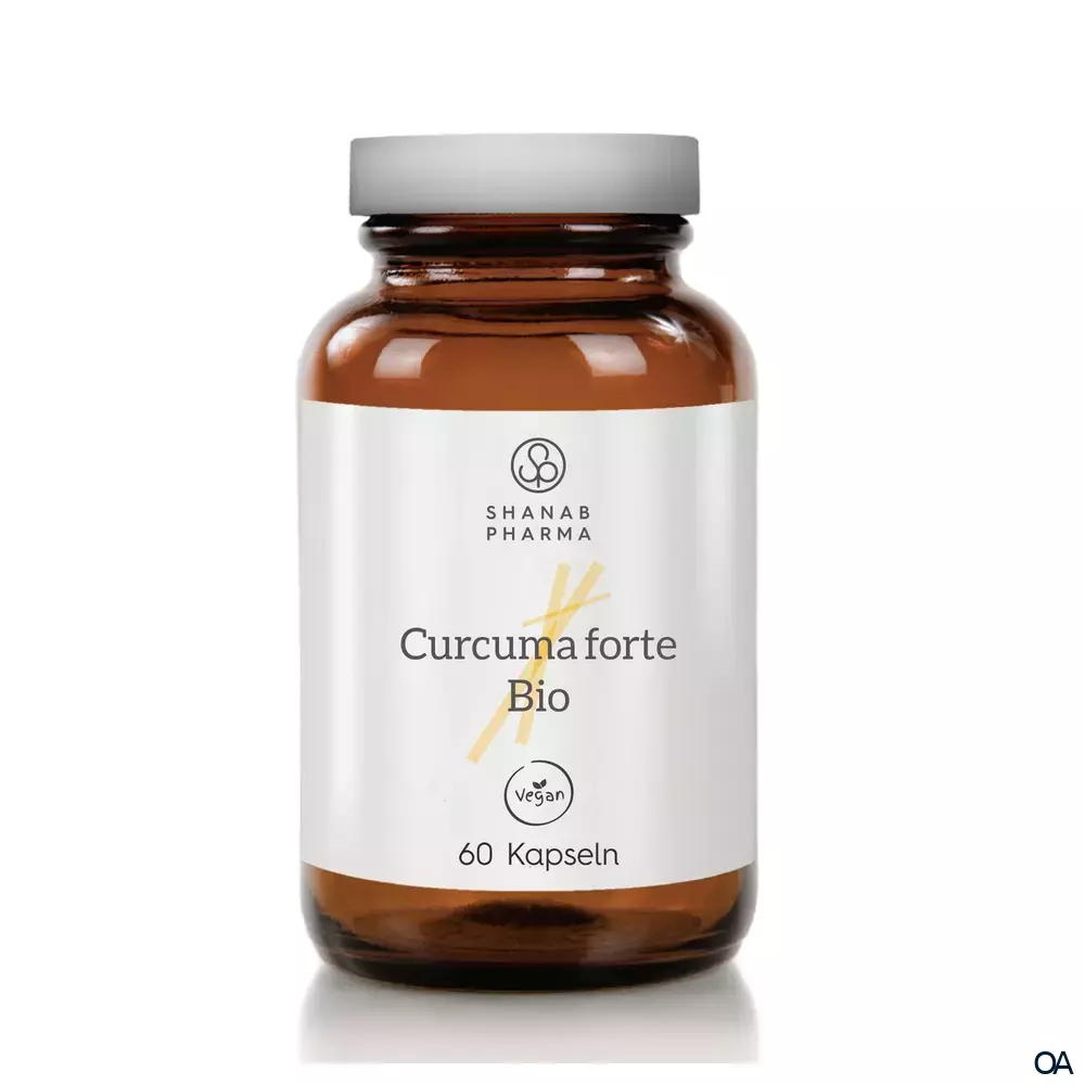 Shanab Pharma Curcuma forte Bio Kapseln Shanab Pharma Curcuma forte Bio Kapseln