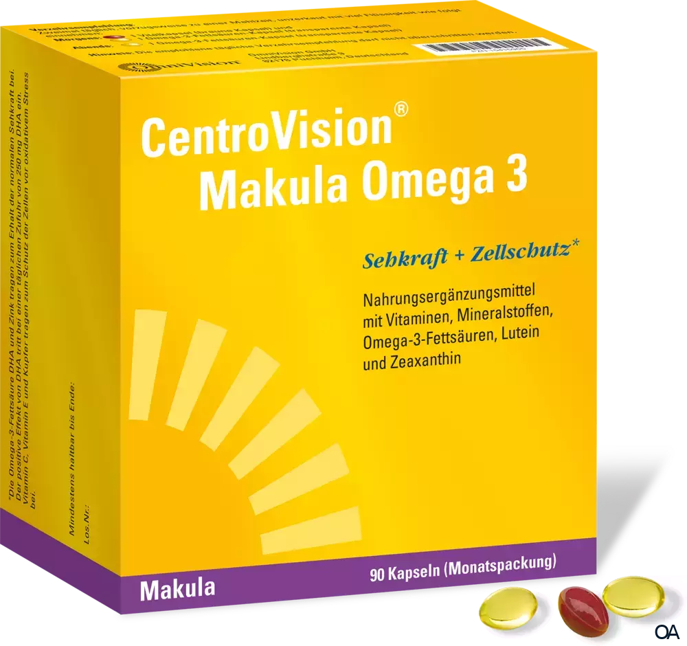 CentroVision® Makula Omega 3 Kapseln CentroVision® Makula Omega 3 Kapseln
