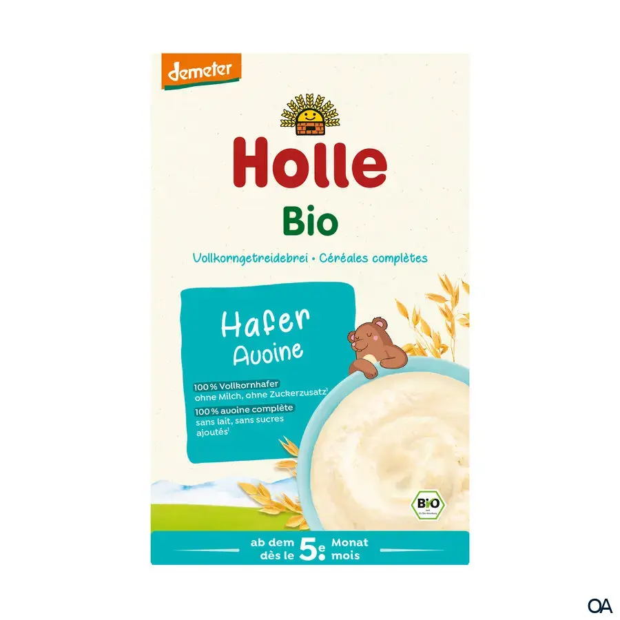 Holle Bio-Vollkorngetreidebrei Hafer