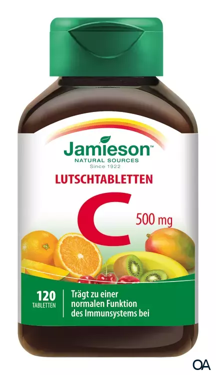 Jamieson Vitamin C 500 mg Frucht-Cocktail Tabletten Jamieson Vitamin C 500 mg Frucht-Cocktail Tabletten