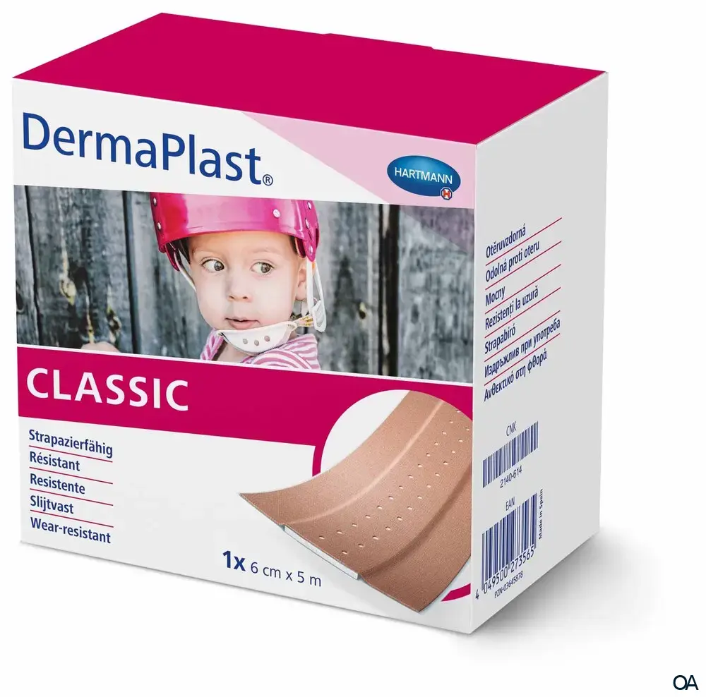 DermaPlast® CLASSIC Wundpflaster 6 cm x 5 m
