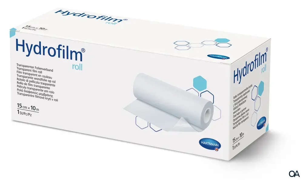 Hydrofilm® transparenter Folienverband roll unsteril, 15 cm x 10 m