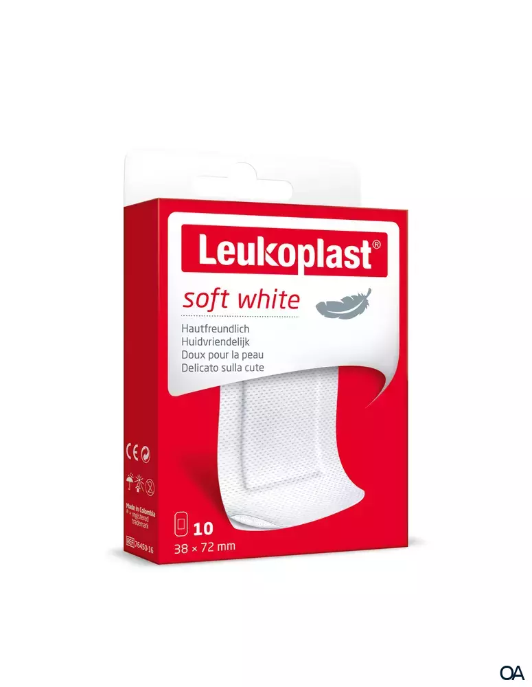 Leukoplast® Soft white Strips 38 x 72mm