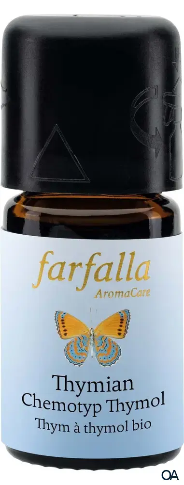 Farfalla Thymian Chemotyp Thymol bio Grand Cru, ätherisches Öl Farfalla Thymian Chemotyp Thymol bio Grand Cru, ätherisches Öl