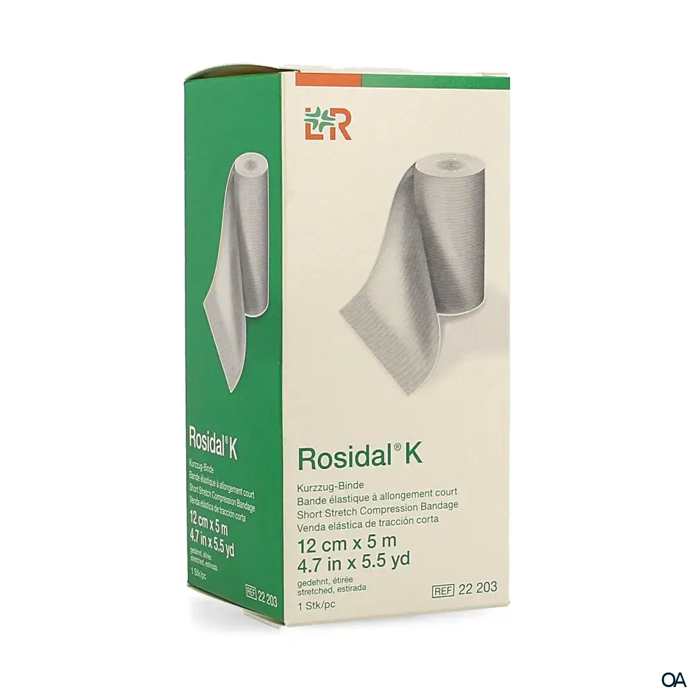Rosidal® K (kräftig) Kurzzugbinde 12 cm x 5 m Rosidal® K (kräftig) Kurzzugbinde 12 cm x 5 m