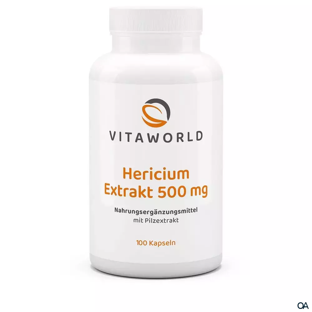 Vitaworld Hericium erinaceus Extrakt 500 mg Kapseln Vitaworld Hericium erinaceus Extrakt 500 mg Kapseln