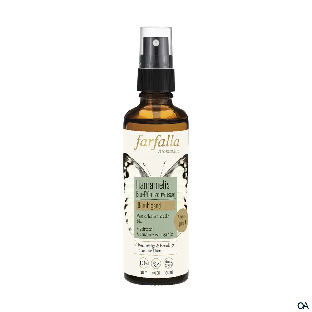 Farfalla Hamamelis, Bio-Pflanzenwasser, beruhigend