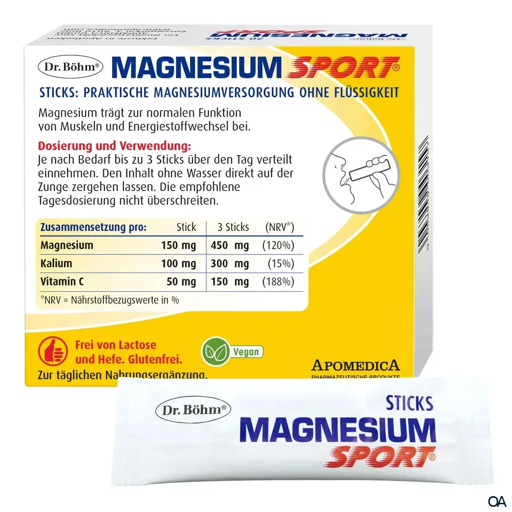 Dr. Böhm® Magnesium Sport® Sticks