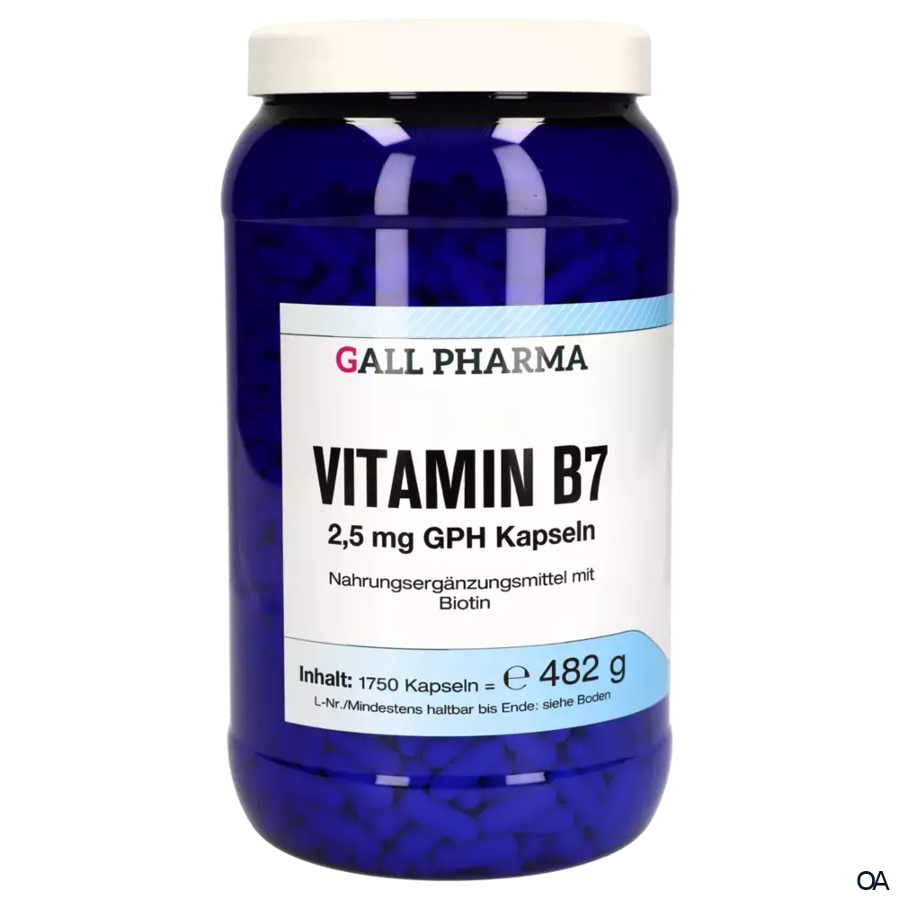 Gall Pharma Vitamin B7 2,5 mg Kapseln