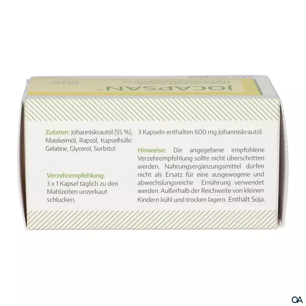 Gall Pharma Jocapsan® Johanniskrautöl Kapseln Gall Pharma Jocapsan® Johanniskrautöl Kapseln