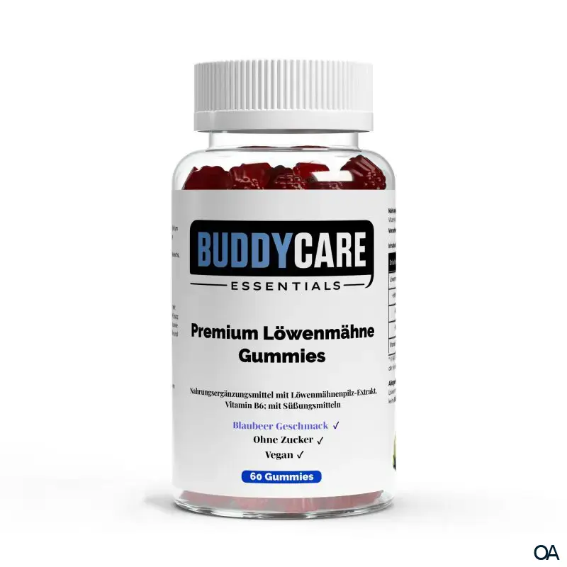 BUDDYCARE® Premium Löwenmähne Gummies
