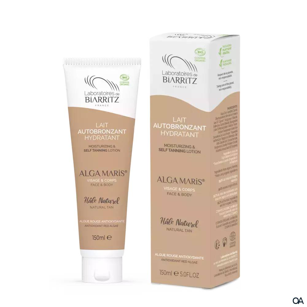 Alga Maris Selbstbräuner-Milch bio für Gesicht & Körper Alga Maris Selbstbräuner-Milch bio für Gesicht & Körper