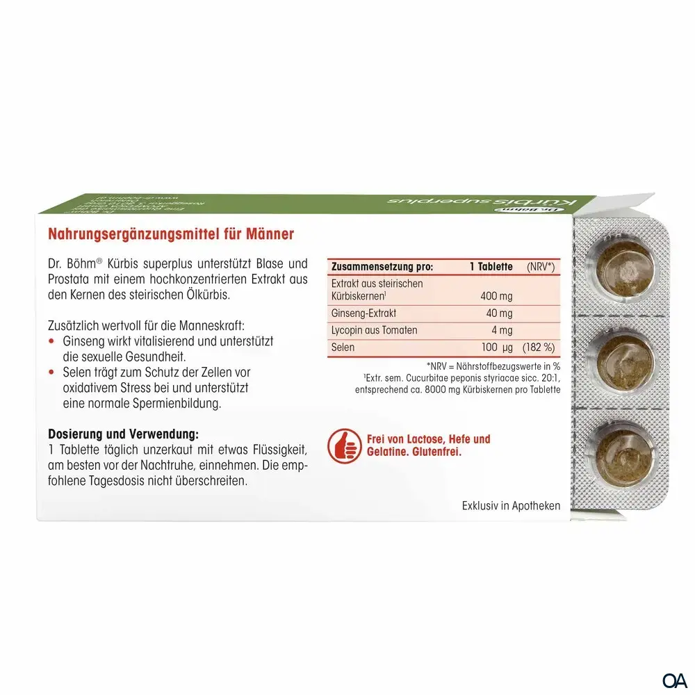 Dr. Böhm® Kürbis superplus Tabletten Dr. Böhm® Kürbis superplus Tabletten