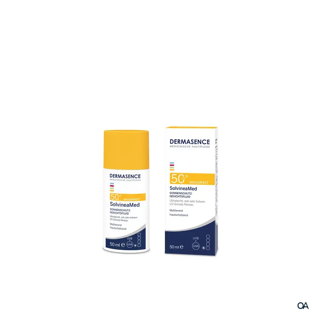 Dermasence SolvineaMed Sonnenschutz-Gesichtsfluid LSF 50+