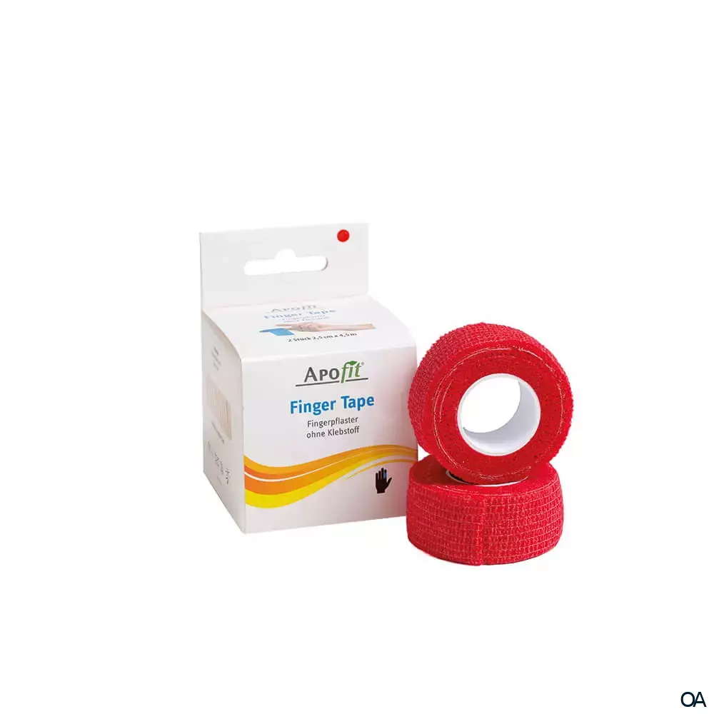 APOfit Fingertape rot 2,5 cm x 4,5 m APOfit Fingertape rot 2,5 cm x 4,5 m