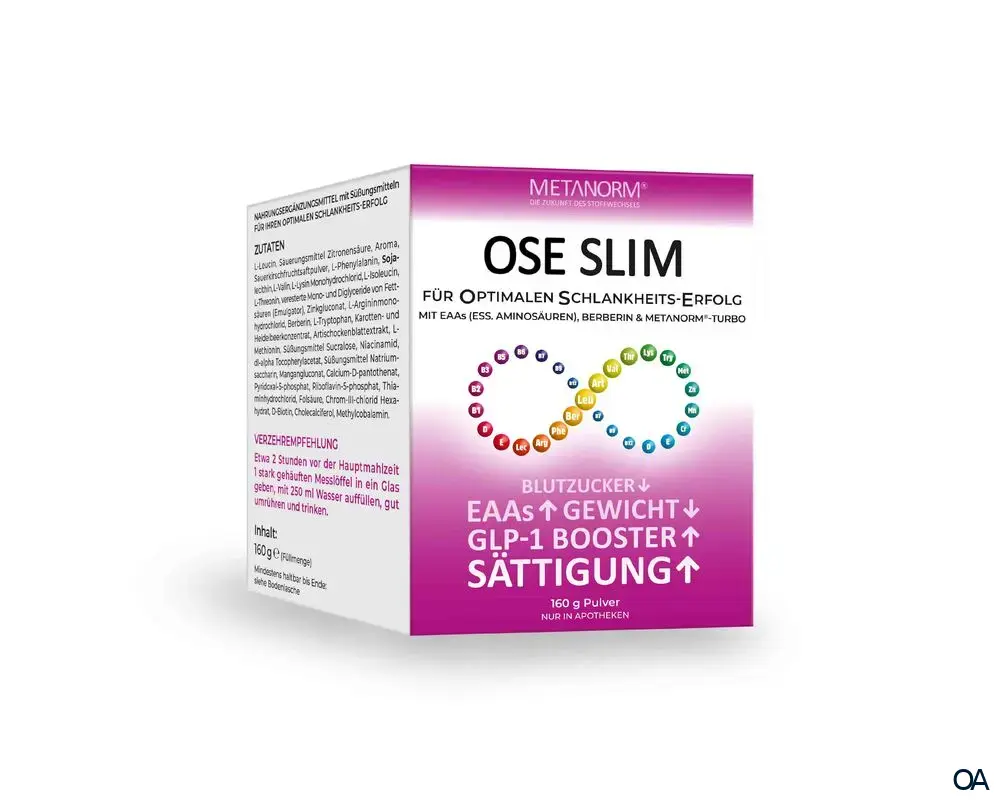METANORM® OSE SLIM Pulver: Natürlich abnehmen & Gewicht halten