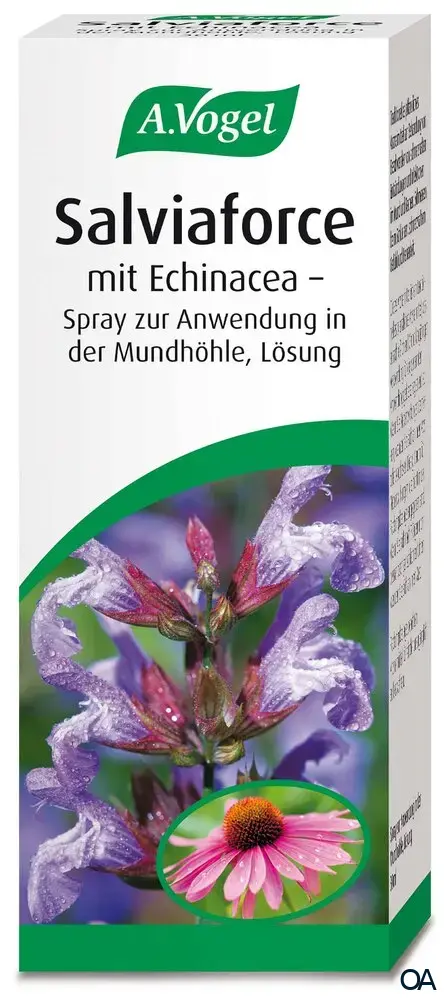A.Vogel Salviaforce mit Echinacea Spray zur Anwendung in der Mundhöhle, Lösung A.Vogel Salviaforce mit Echinacea Spray zur Anwendung in der Mundhöhle, Lösung