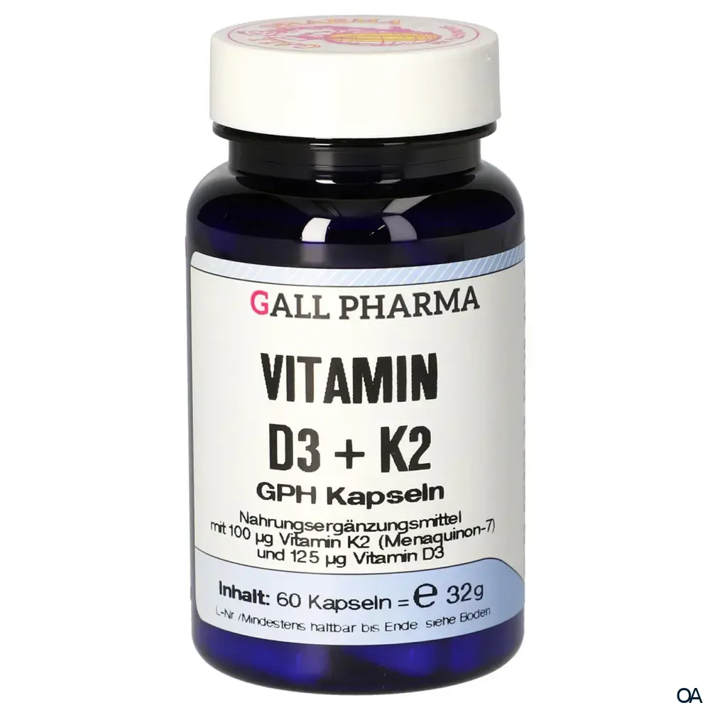 Gall Pharma Vitamin D3 + K2 Kapseln Gall Pharma Vitamin D3 + K2 Kapseln