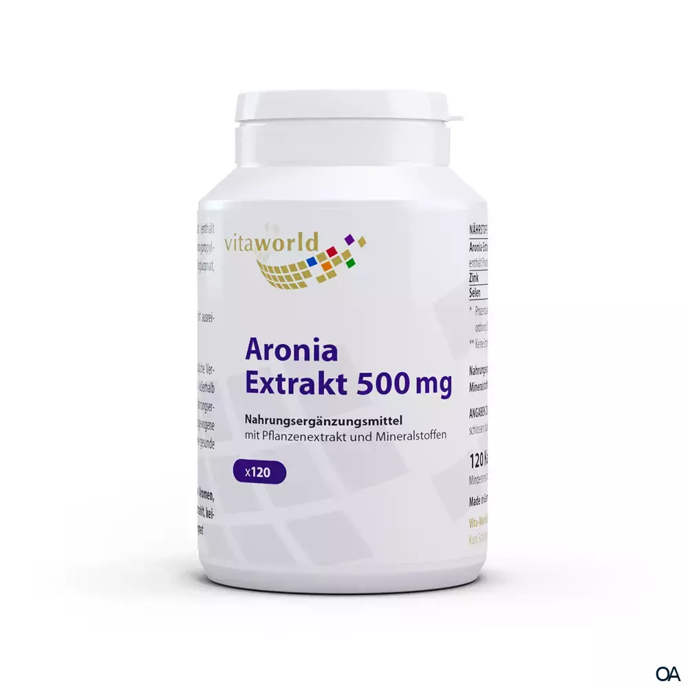 Vitaworld Aronia Extrakt 500 mg Kapseln