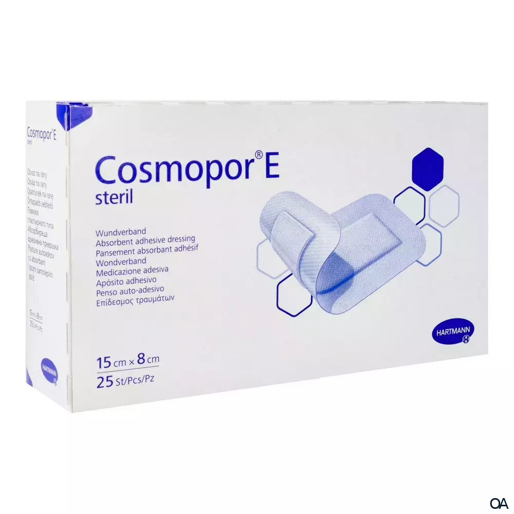 Cosmopor® E selbstklebender Wundverband steril, 8 x 15 cm Cosmopor® E selbstklebender Wundverband steril, 8 x 15 cm